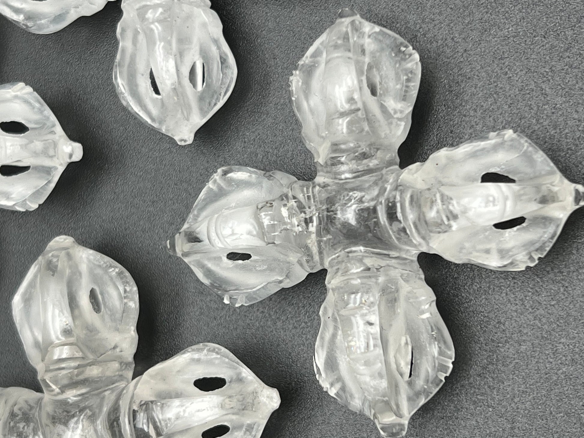 Himalayan Quartz Crystal double dorje