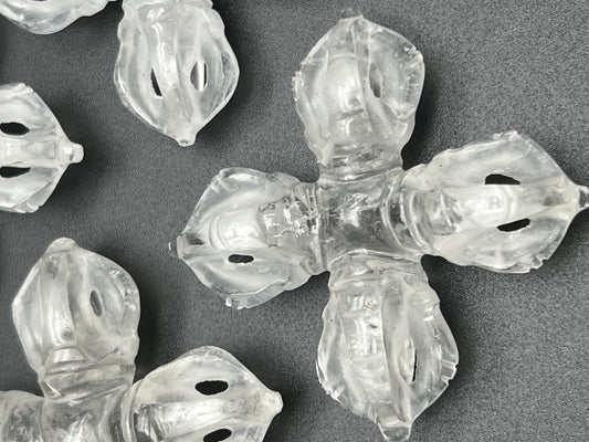 Himalayan Quartz Crystal double dorje