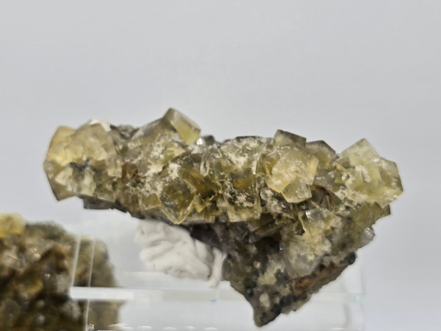Yellow Fluorite Cubic Crystal formations